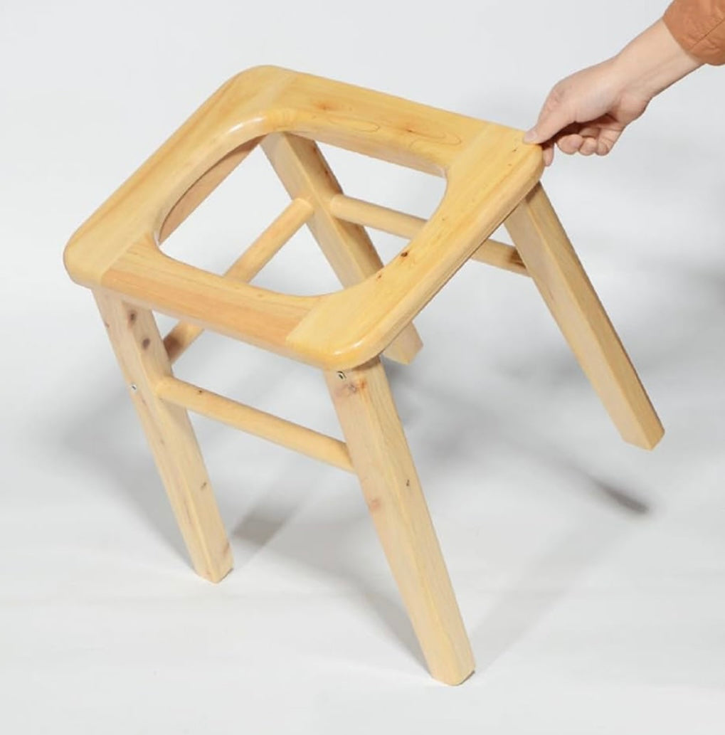 Wooden Steam Seat with Four Legs,Yoni Steam Chair, V Steam Seat